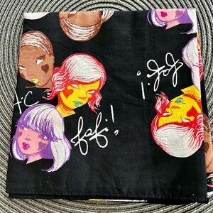 Stylish Black and Multicolor Scarf